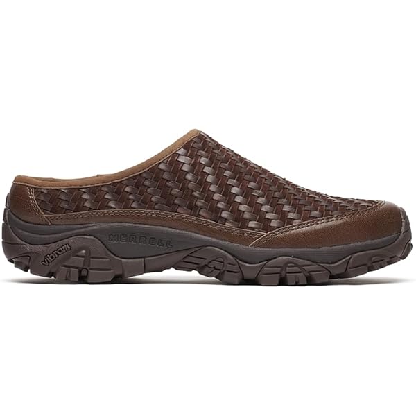 Amazon.com | Merrell Men's Moab 2 Slide Leather Woven 1TRL - Mole